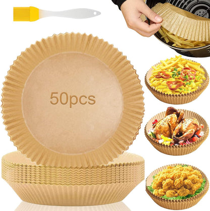 Papel de Horno para Freidora de Aire 16CM*50PCS