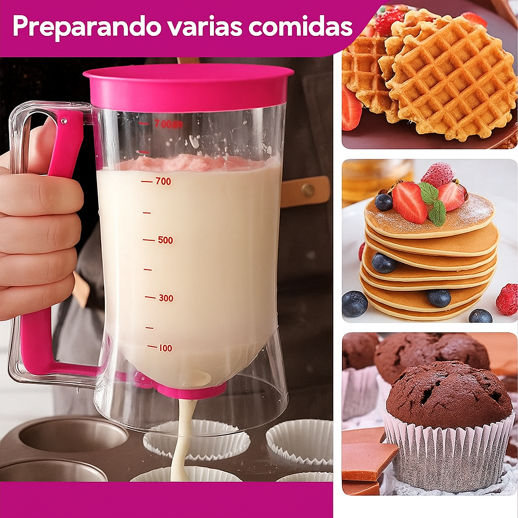 CrepEasy™ – Jarra Dispensadora de Masa