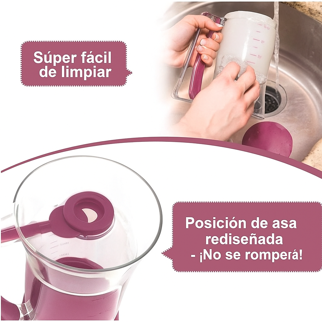 CrepEasy™ – Jarra Dispensadora de Masa